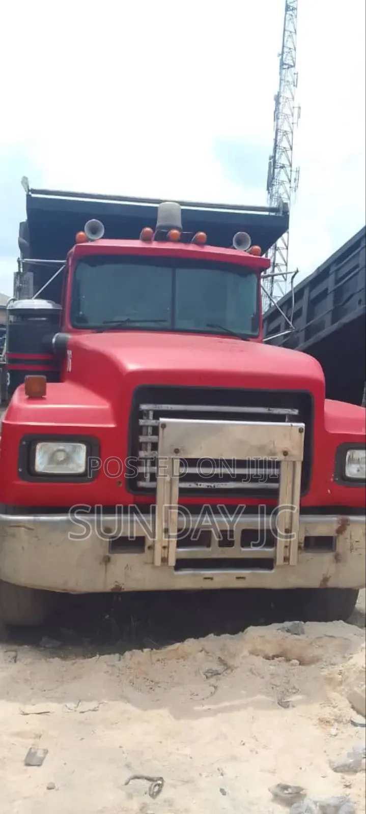 Company Used Rd Mack Ten Tyres Dump Truck Highest Grade Engi