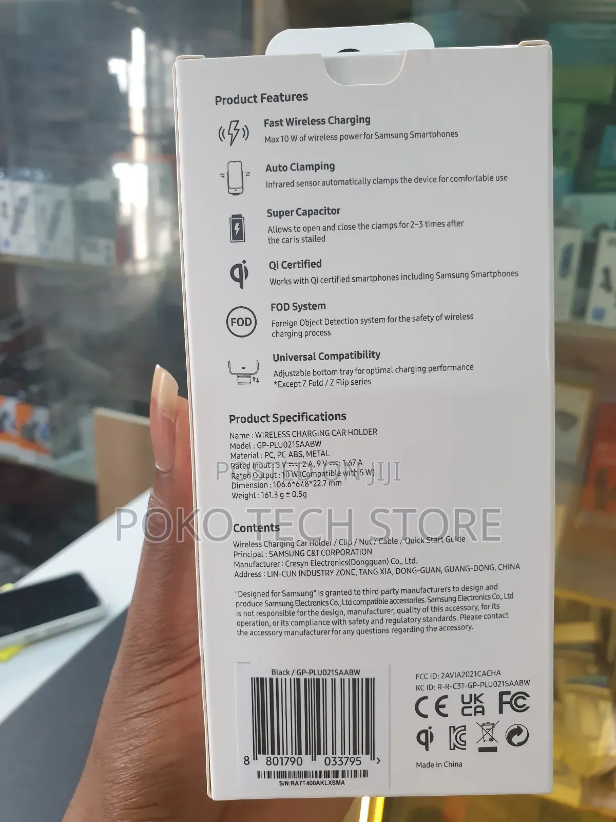 Samsung CNT Wireless Charging Car Holder Universal