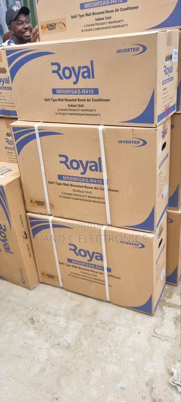 1hp Royal Inverter Air Conditioners With Warranty