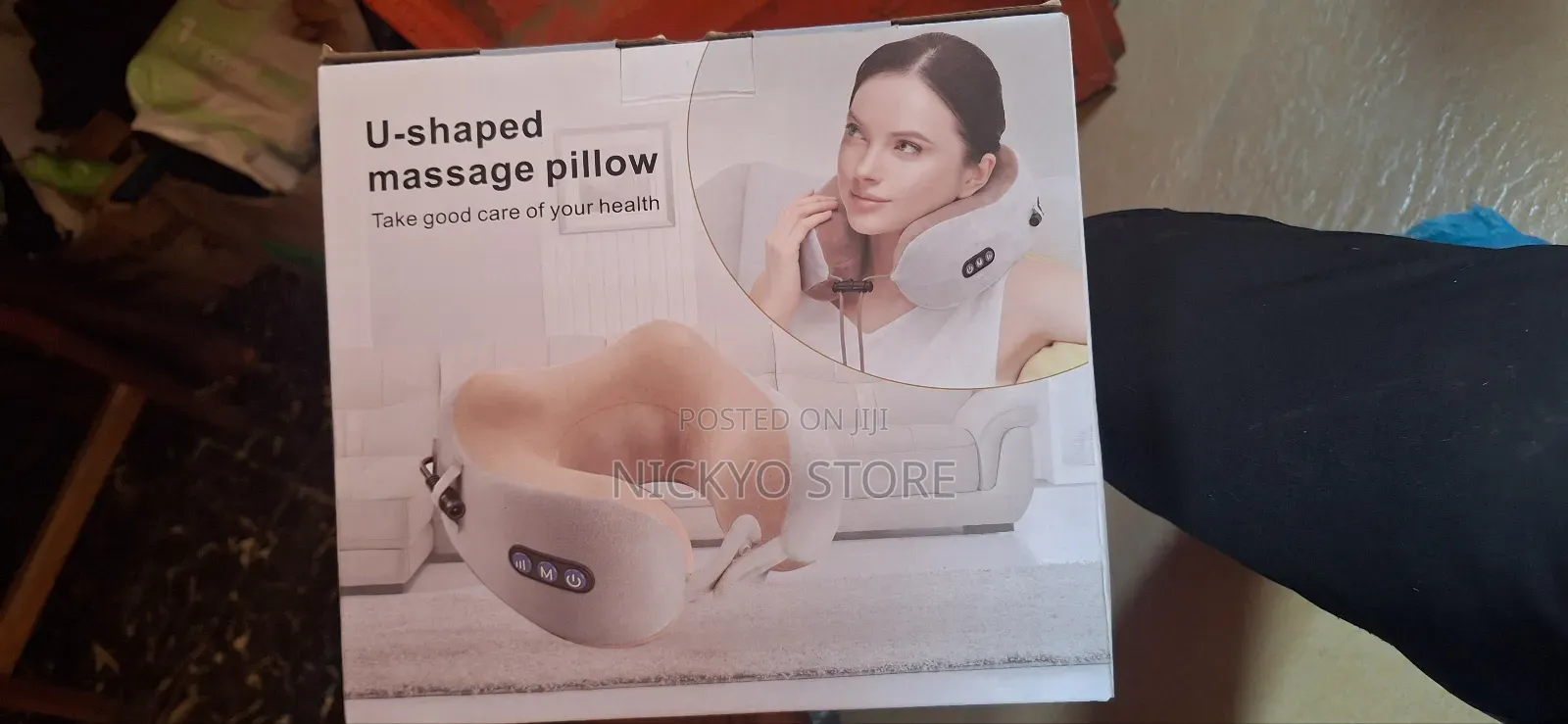 U Shaped Travel Neck Pillow Massager