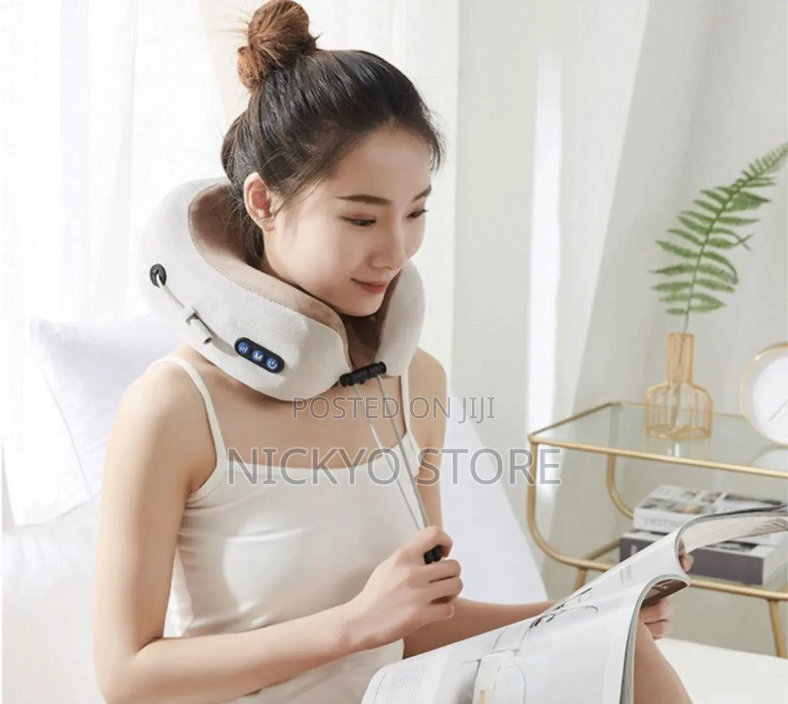 U Shaped Travel Neck Pillow Massager