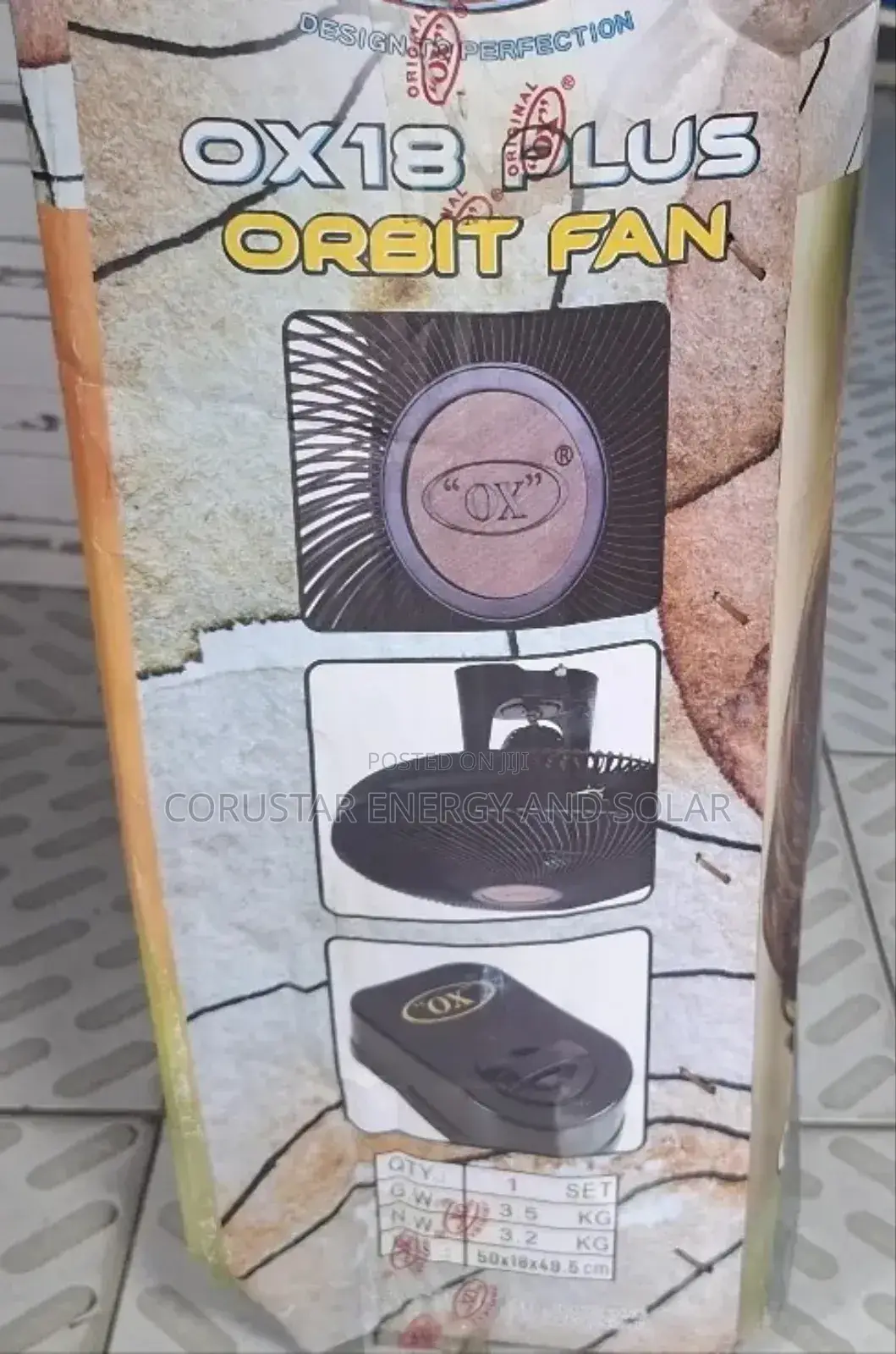 Ox 18 Plus Orbits Fan