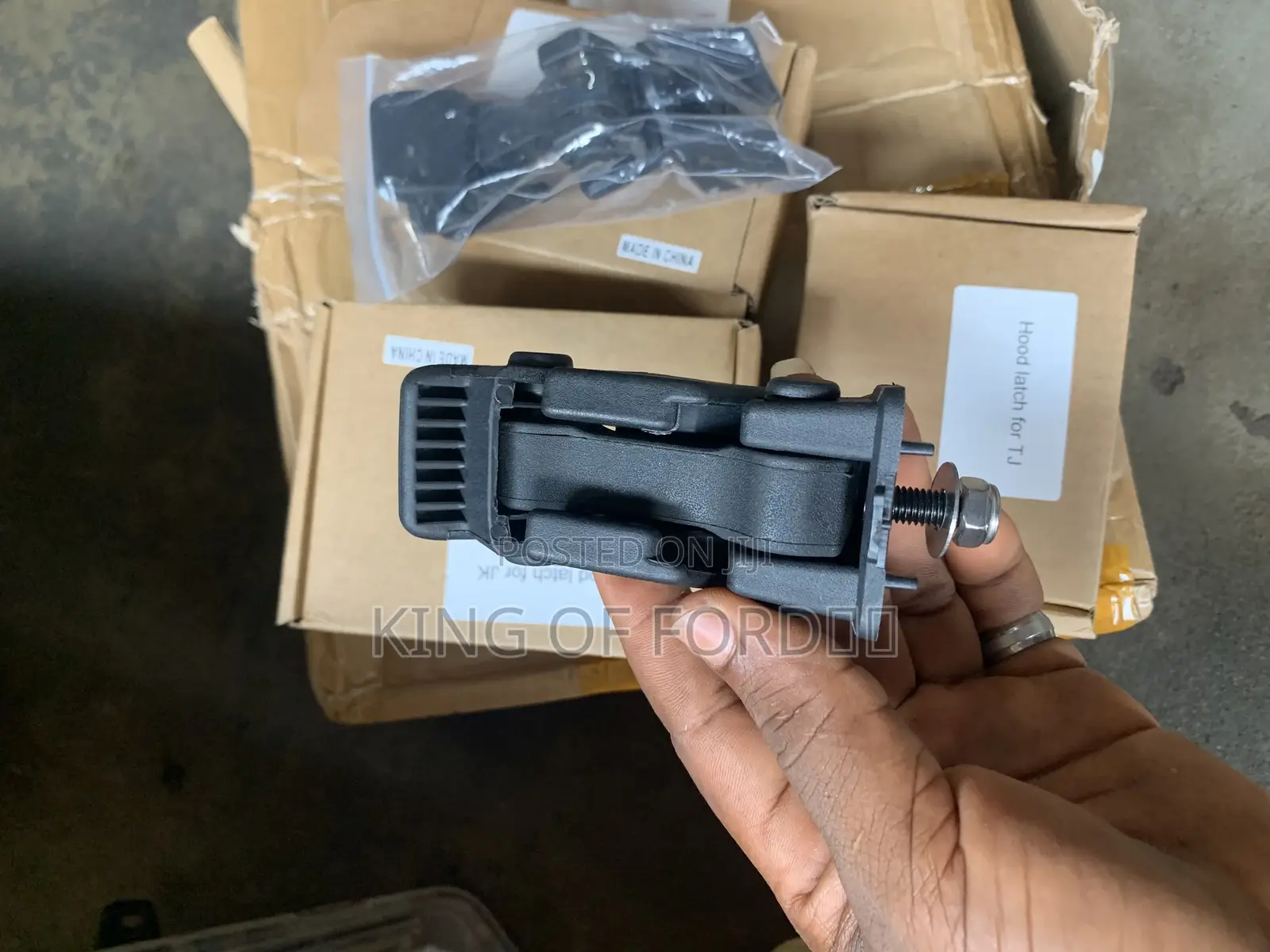 Jeep Wrangler Bonnet Lock/Latch Set
