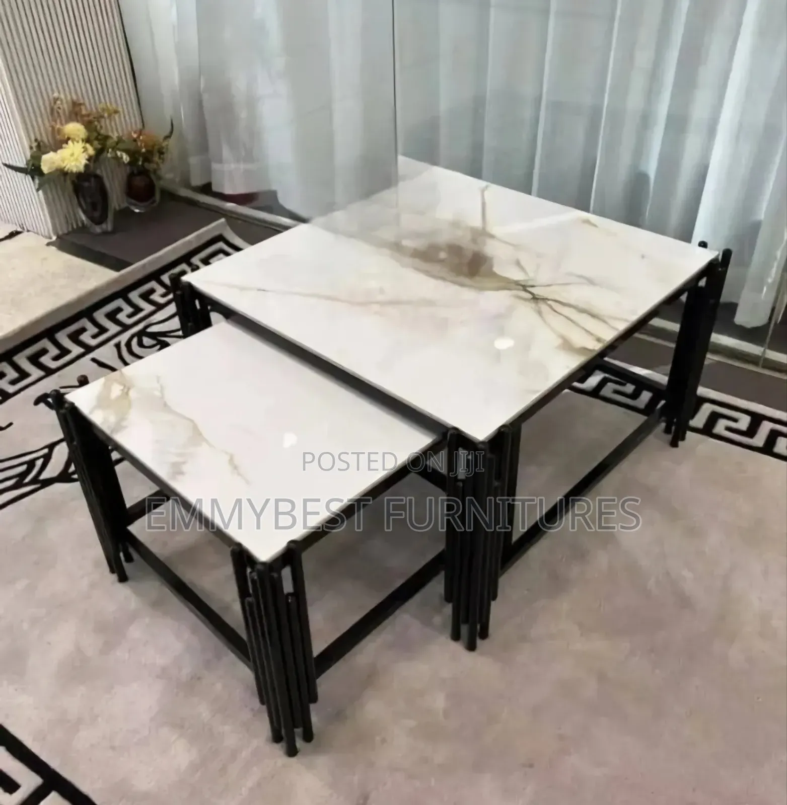 Square Design Center Tables, 2 In 1
