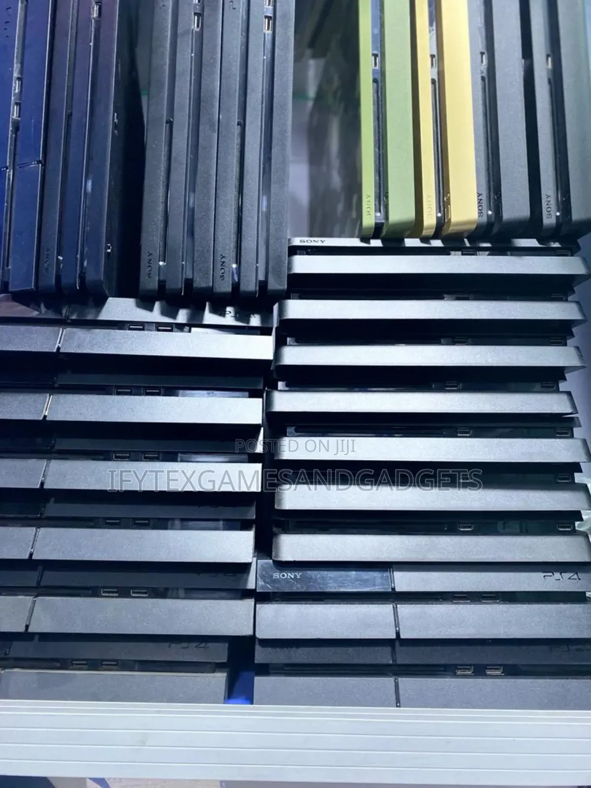 Playstation 4 Slim Uk Used With 12 Games Installed and Pads