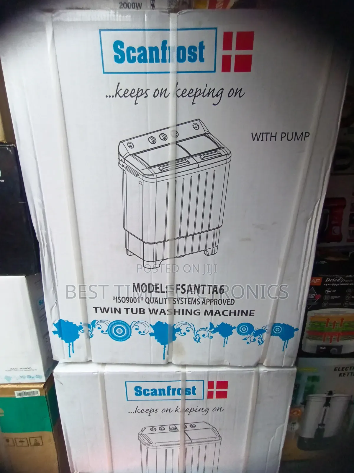 Original Scanfrost 7kg Twin Washing Machine
