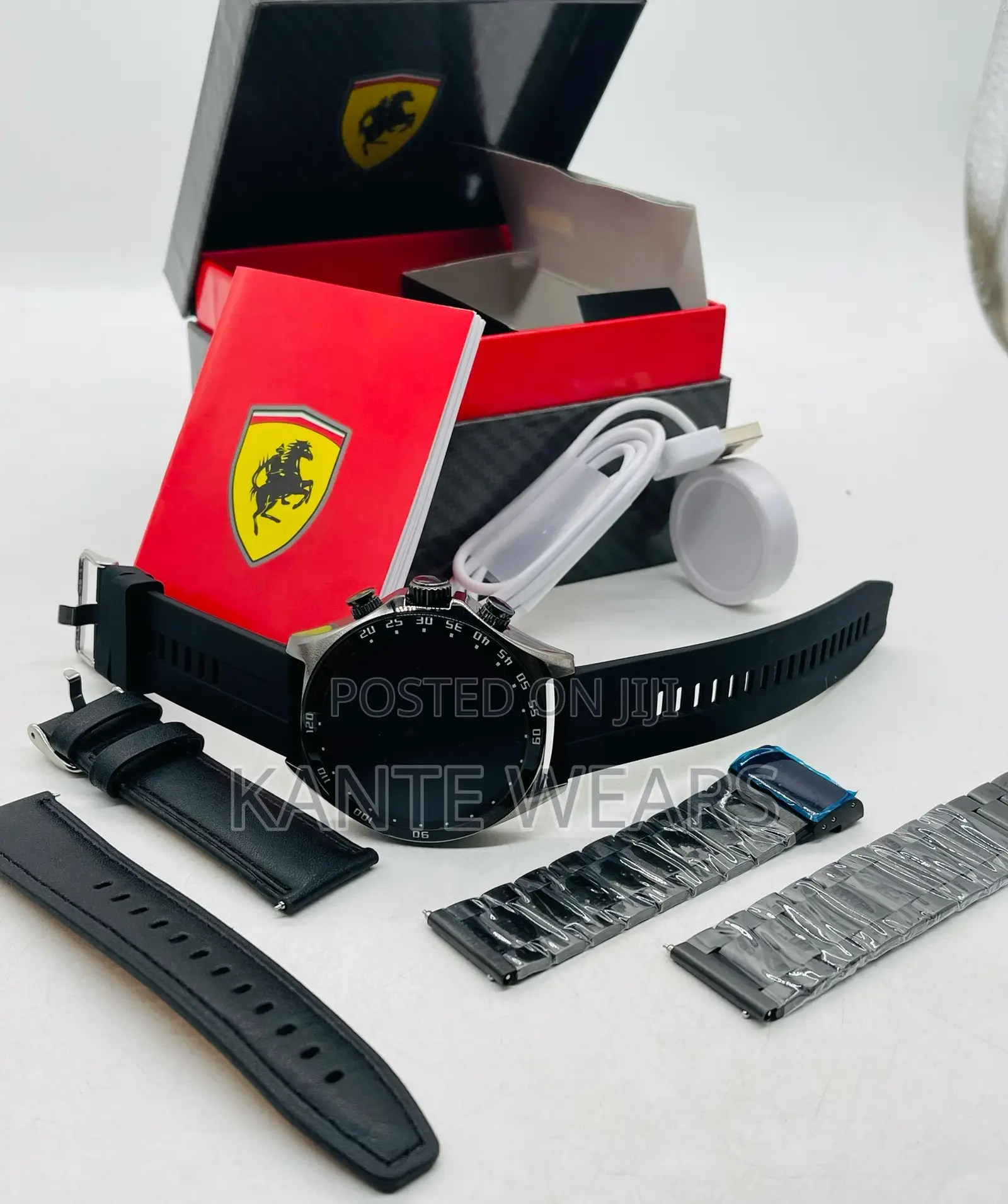Ferrari Round Structured Smartwatch