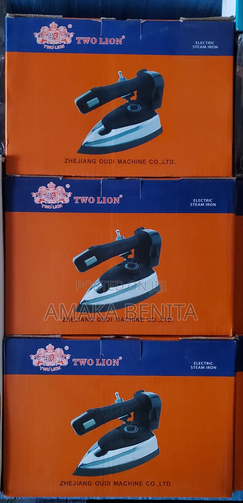 Two Lion Steam Iron