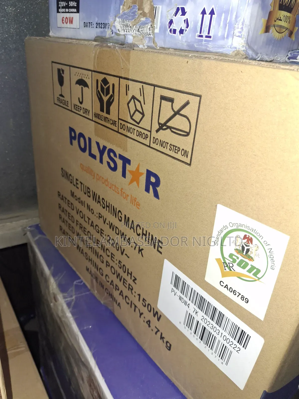 Polystar 3kg Top Loader Singke Tub Folding Washing Machine