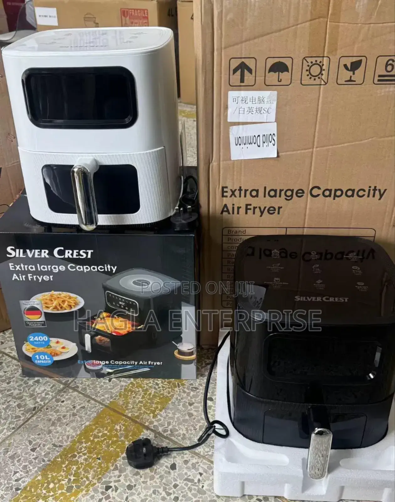 10litres Digital Silver Crest Air Fryer