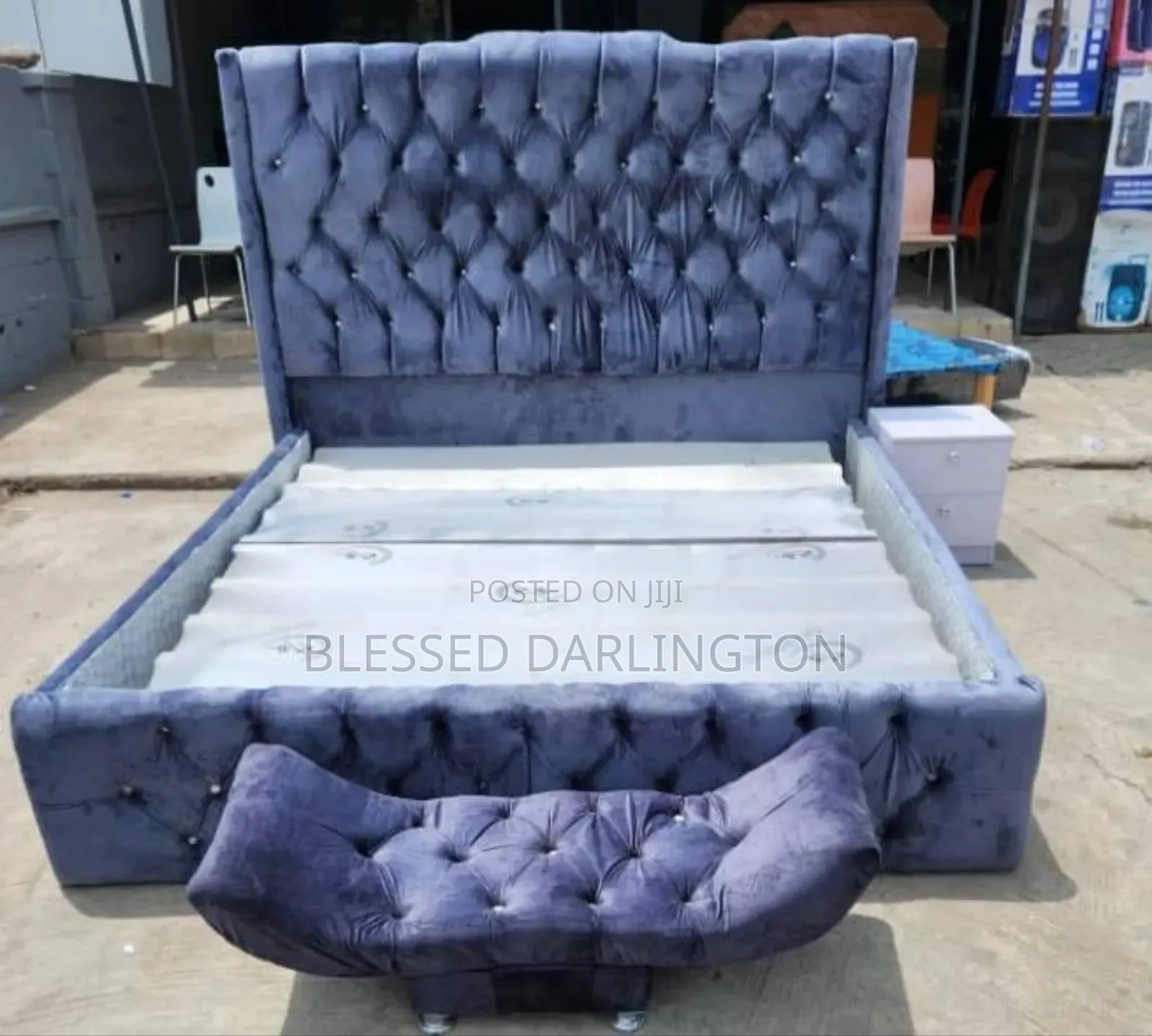 6by6 Button Bed Frame