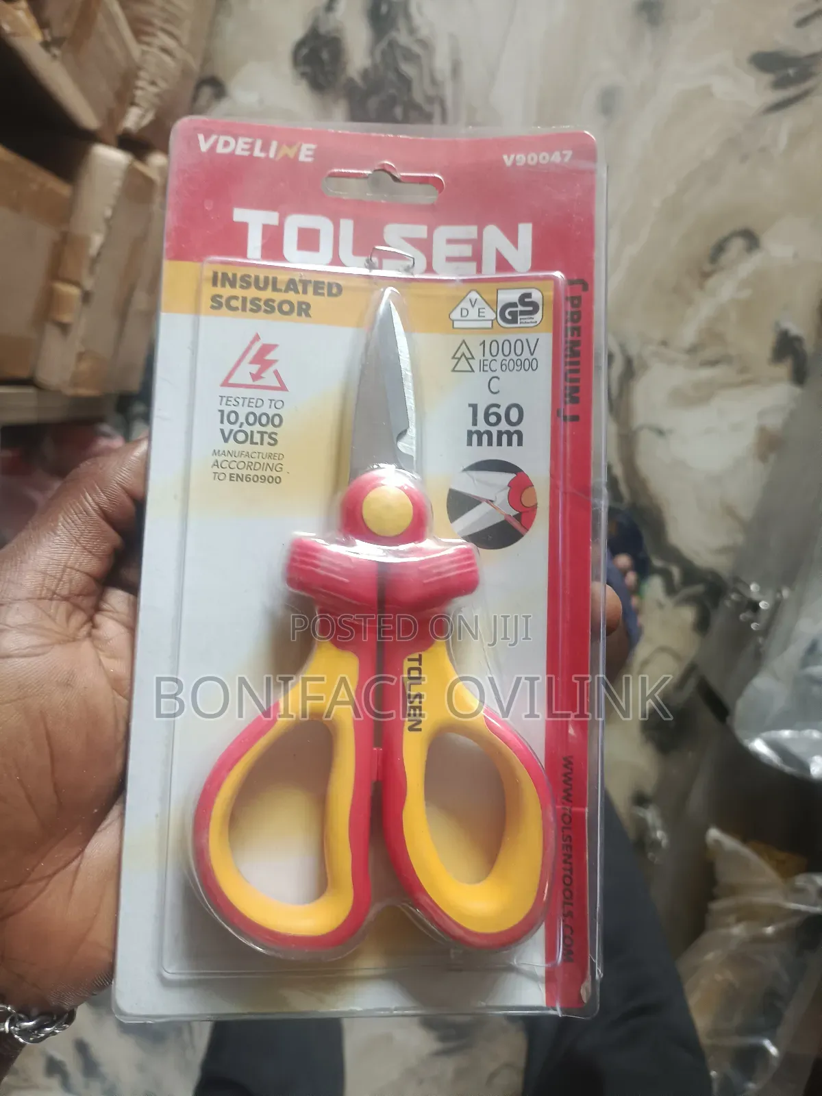Insulated Scissors 160mm Tolsen