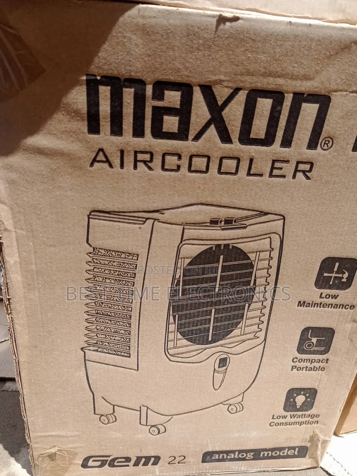 Powerful Maxon 22ltrs Aircooler