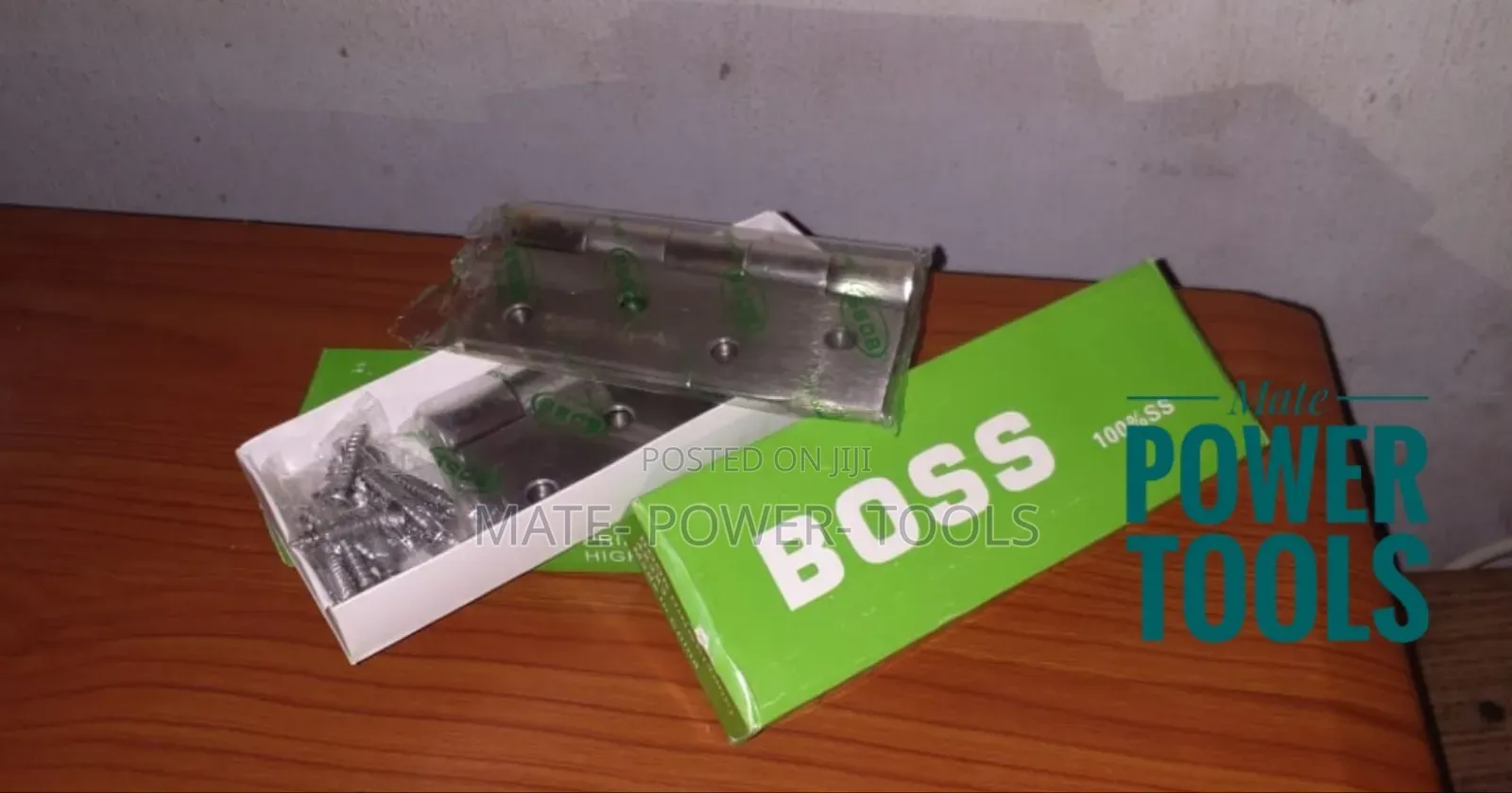Boss Premium Quality Stainless Steel Butt Hinges 4” Inch