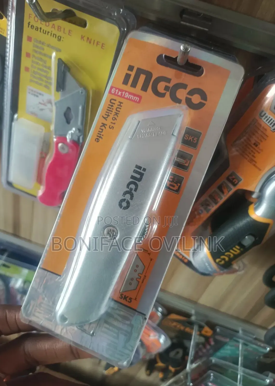 Utility Knife Huk615 Ingco