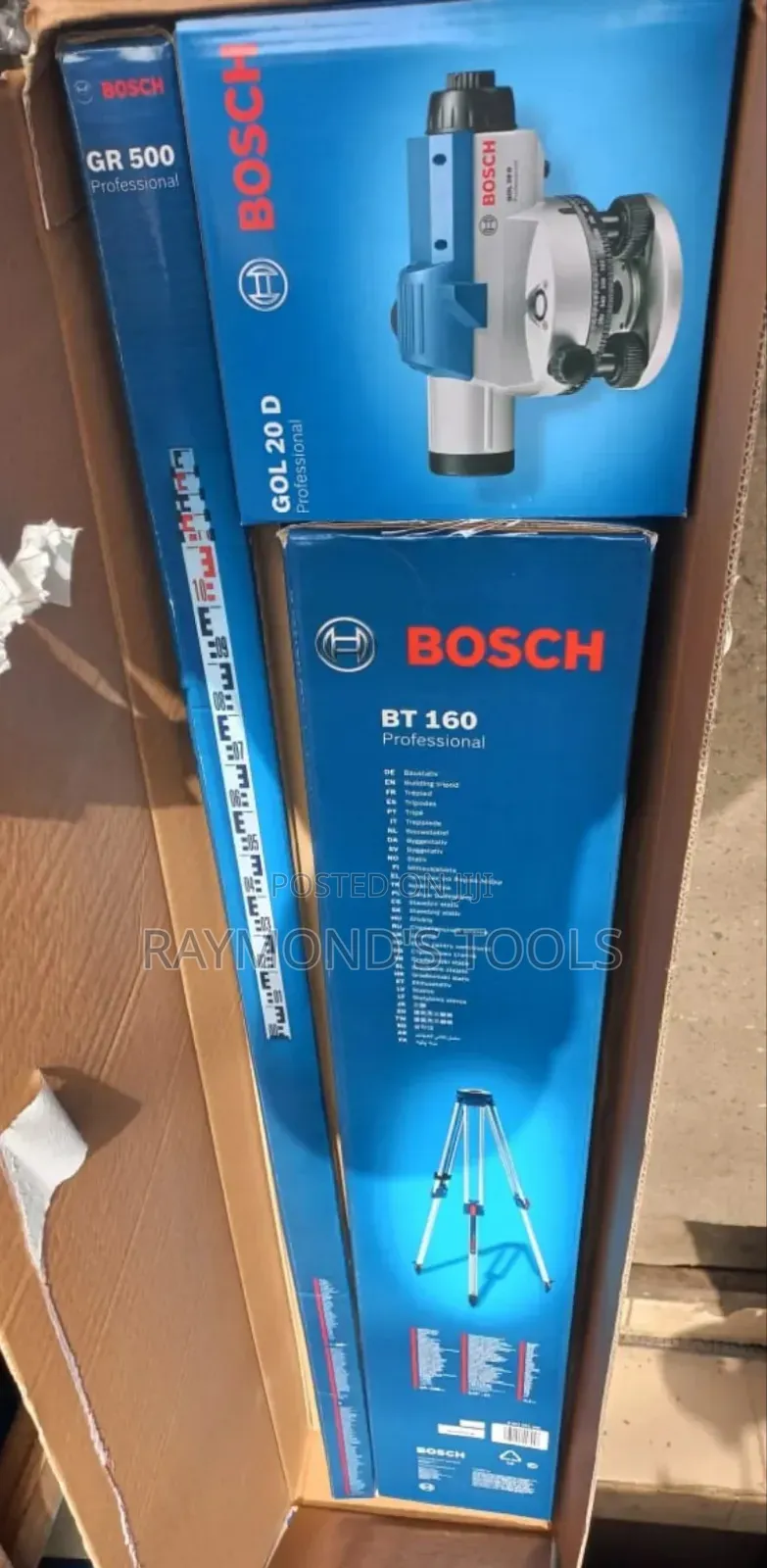 Bosch Optical Leveller Gol 20 D 60meters Set