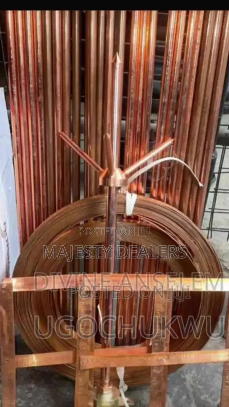 Earthing Copper Material Including 20mm Tape Earth Rod