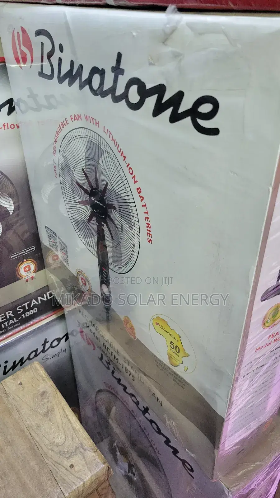 18" Rechargeable Binatone Nice Cooling Fan