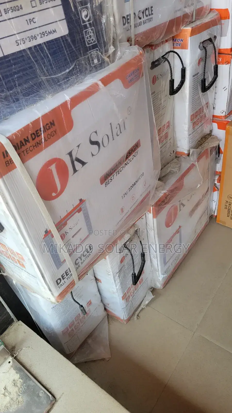 220ah Jk Solar Tubular Battery