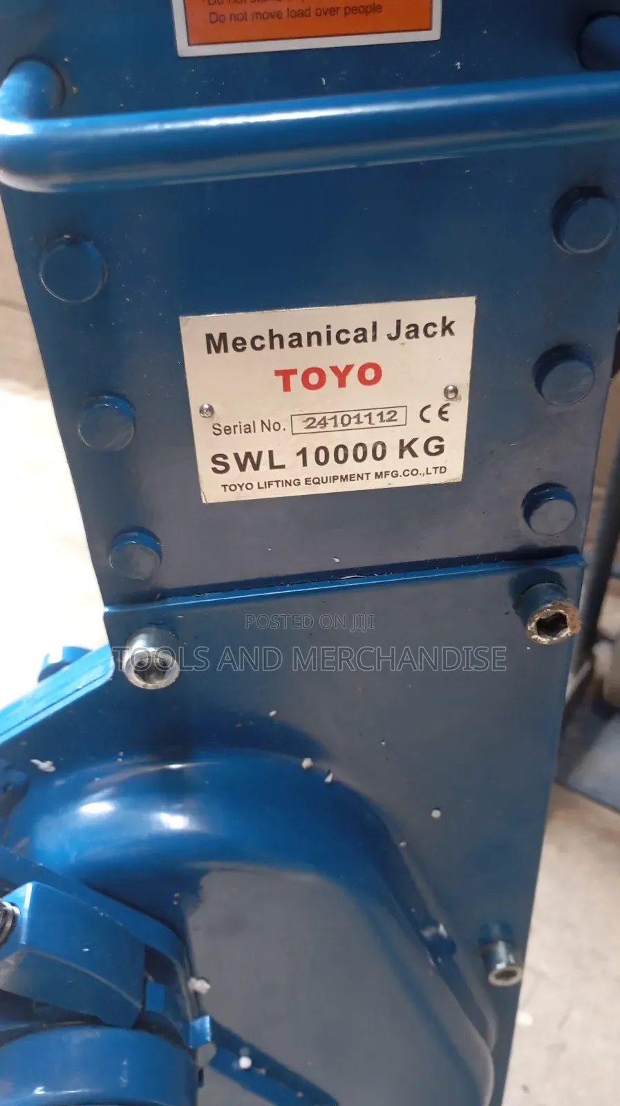 Mechanical Jack (Monkey Jack 10 Ton)