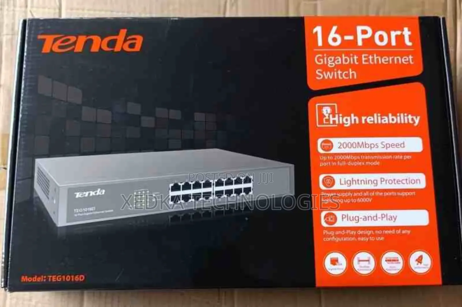 Tenda 16-Port Gigabit Ethernet Switch