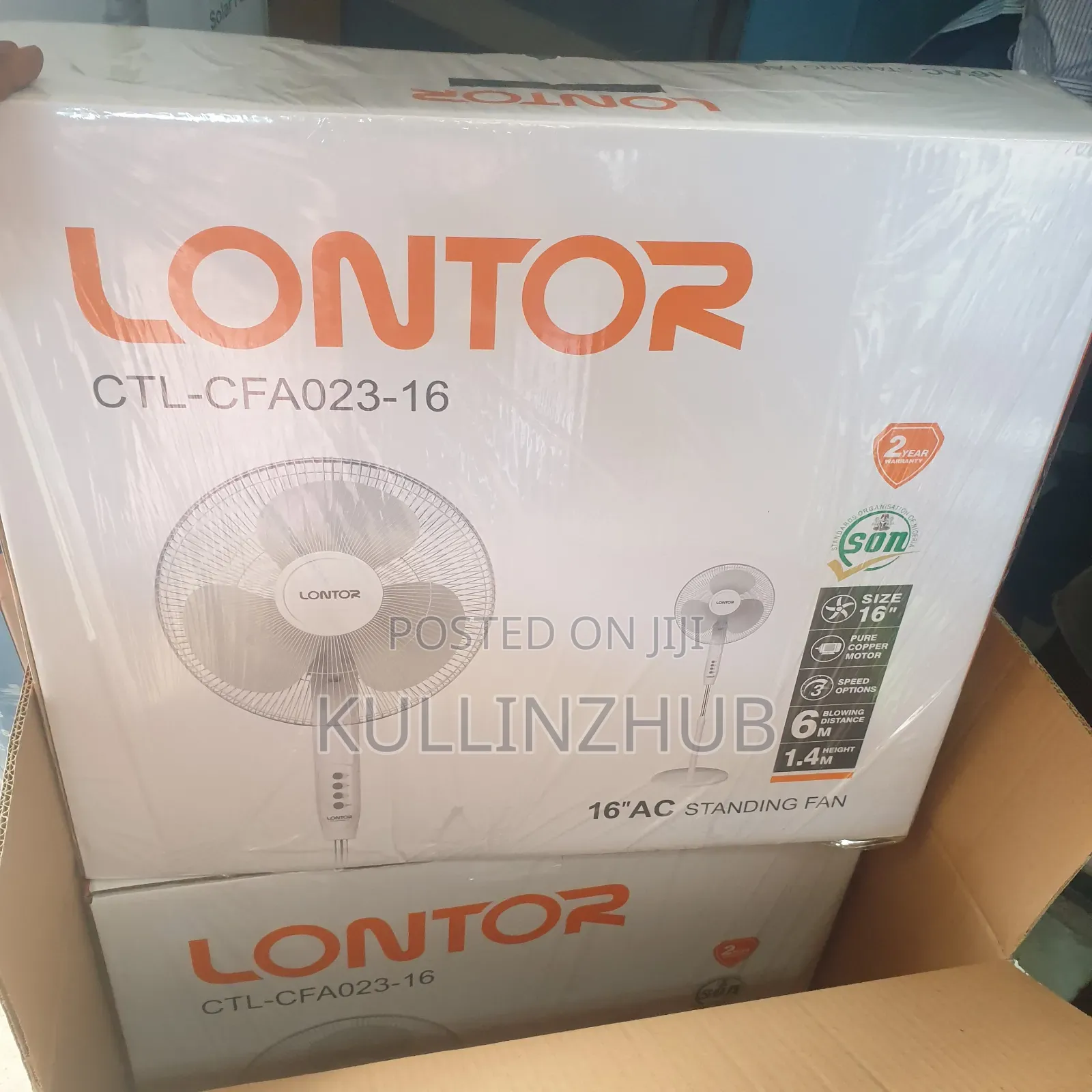 Lontor 16-Inch Ac Standing Fan - CTL-Cfa023-16