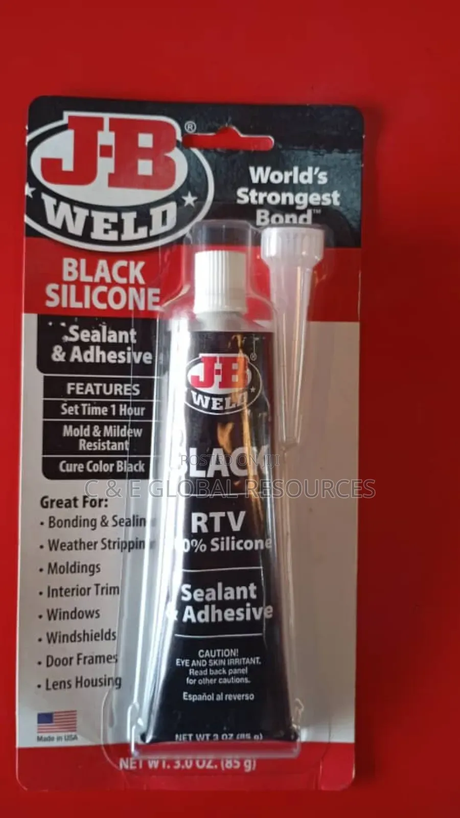 Jb Weld Black RTV Silicone (Sealant and Adhesive)
