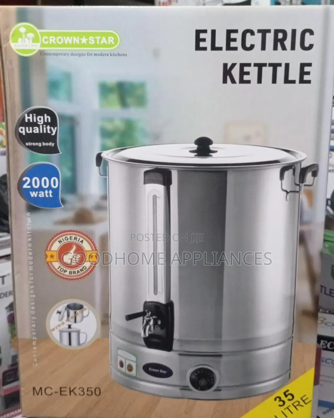Master Chef Electric Kettle 35l