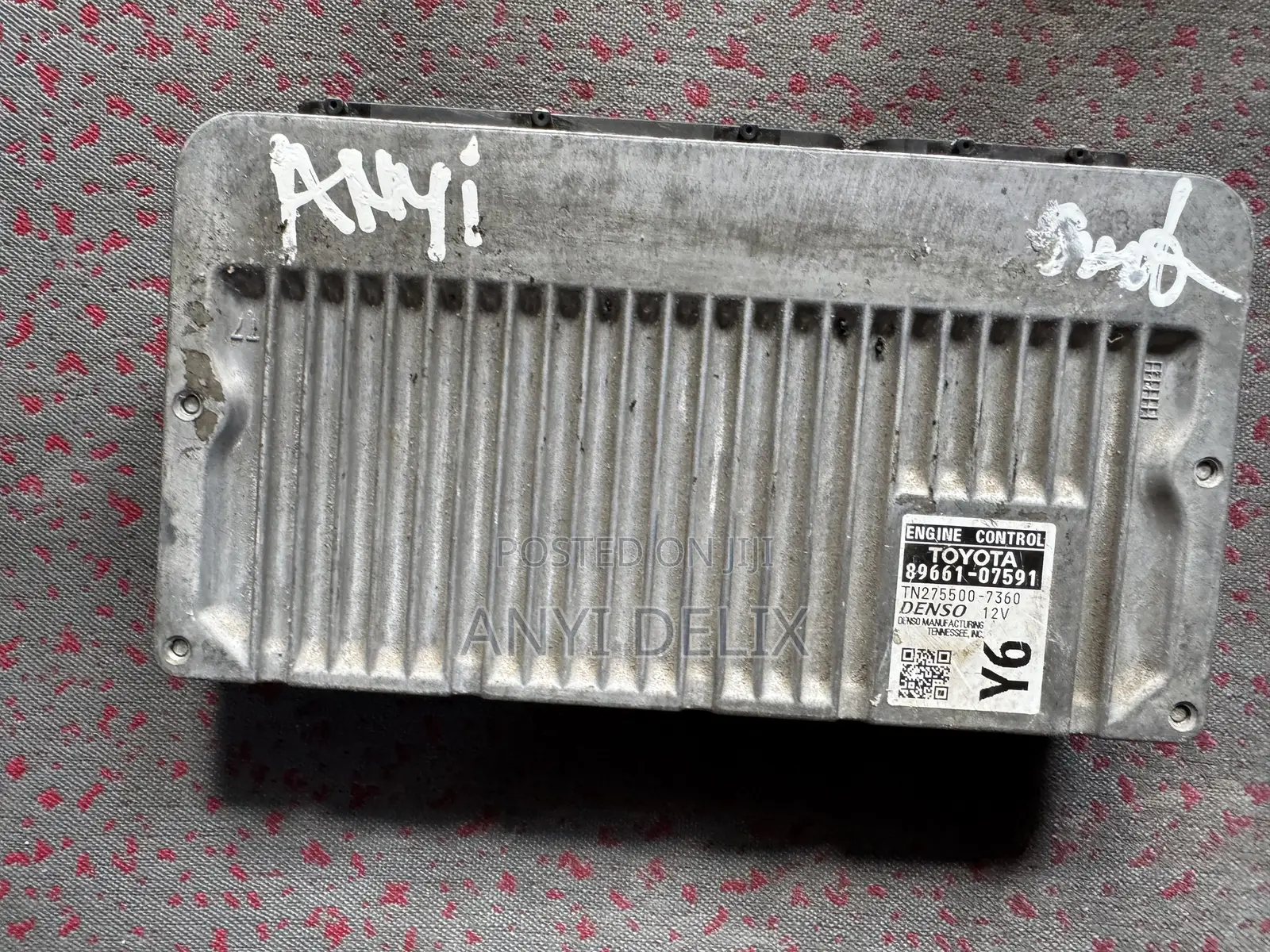 Ecu Brain Box Toyota Avalon 2012/2018 V6 89661-07591 Y6