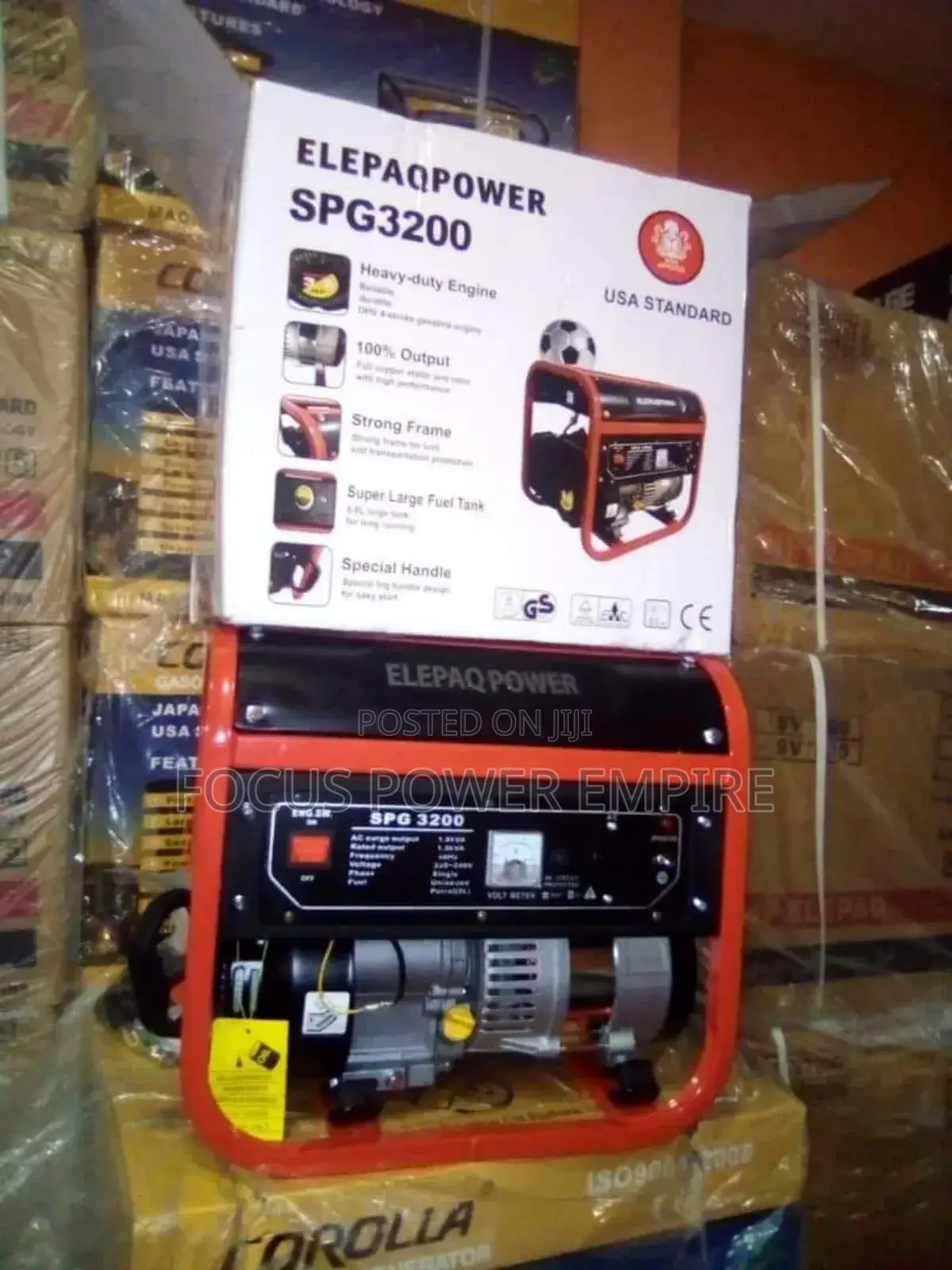 Original 1.5kva of Senwei Petrol Generator Silent Noisy