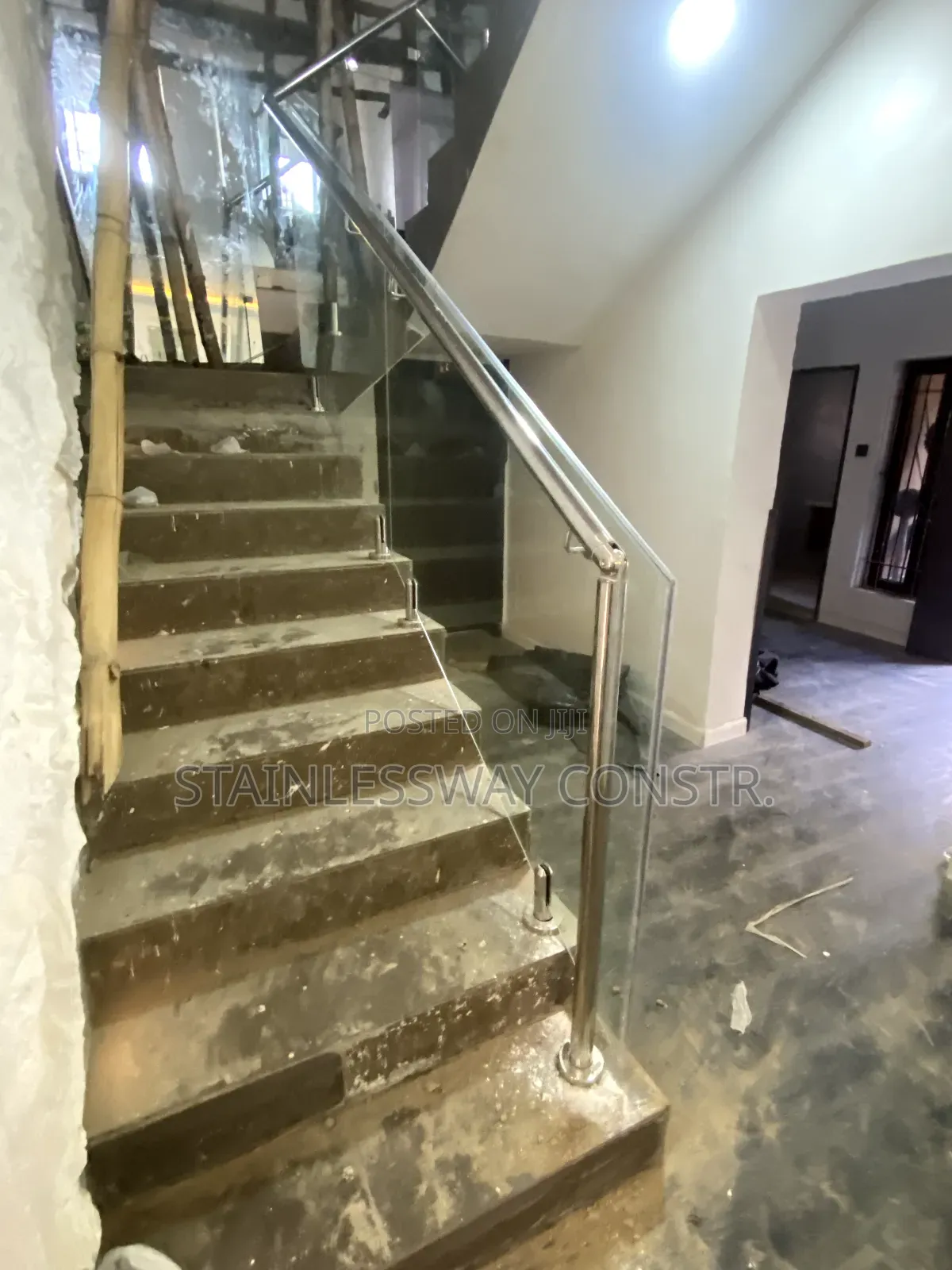 Spigot Base Immaculate Glass Railing