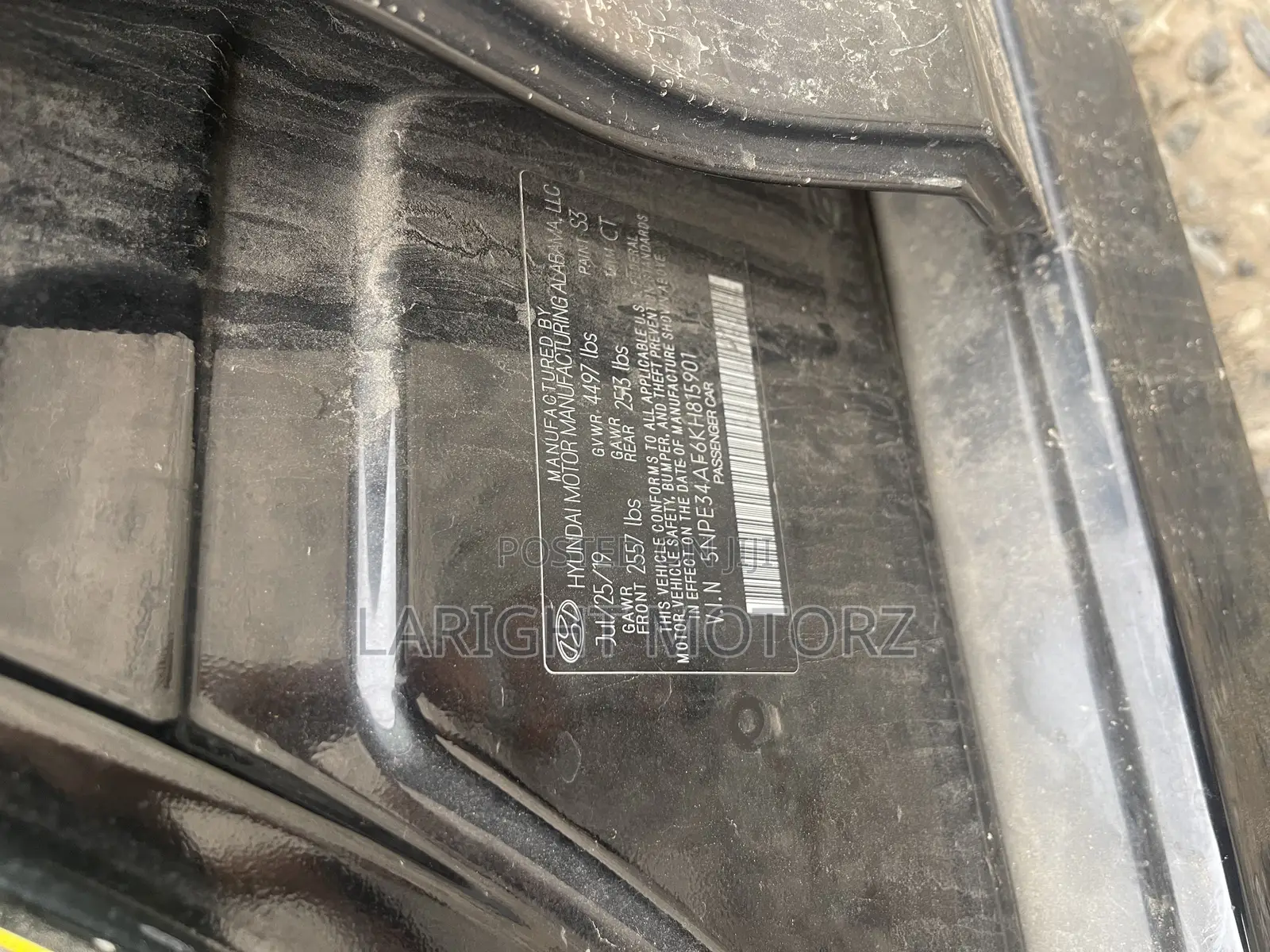 Hyundai Sonata Sport 2019 Black
