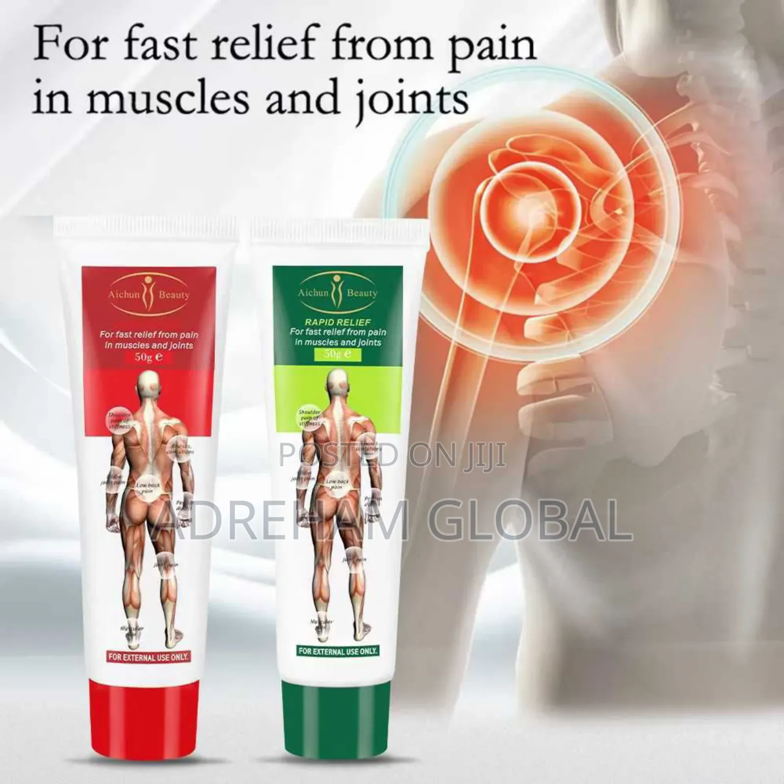 Fast Action Muscle and Joint Pain Relief Cream