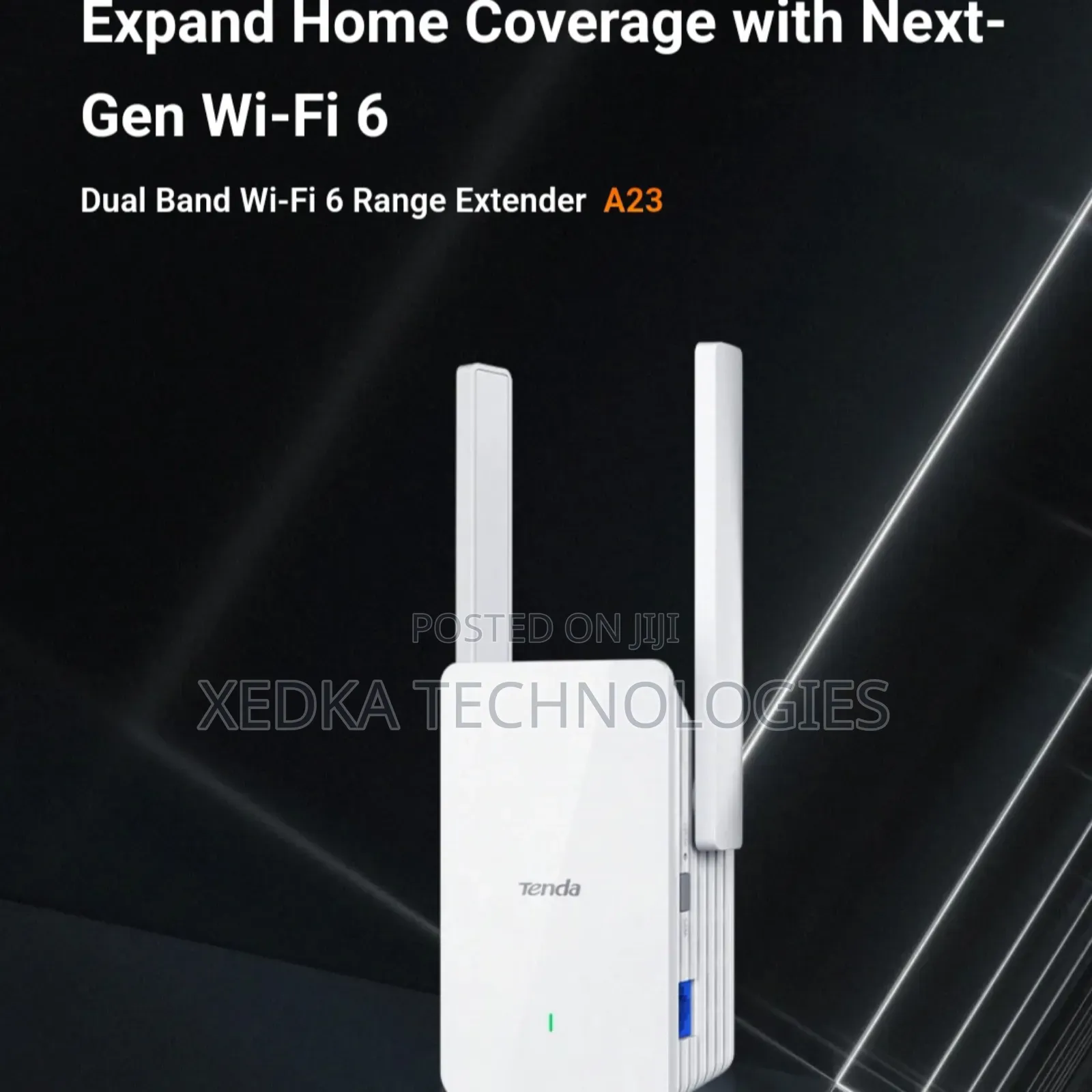 Tenda Ax1500 Wifi 6 Bual Band Universal Range Extender/Repeater