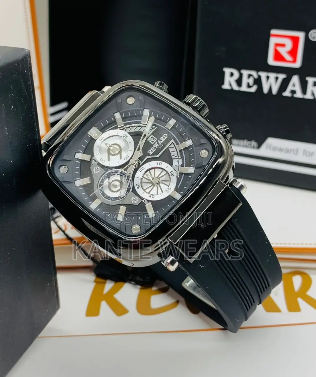 Reward Rubber Chronograph Waterproof Wristwatch
