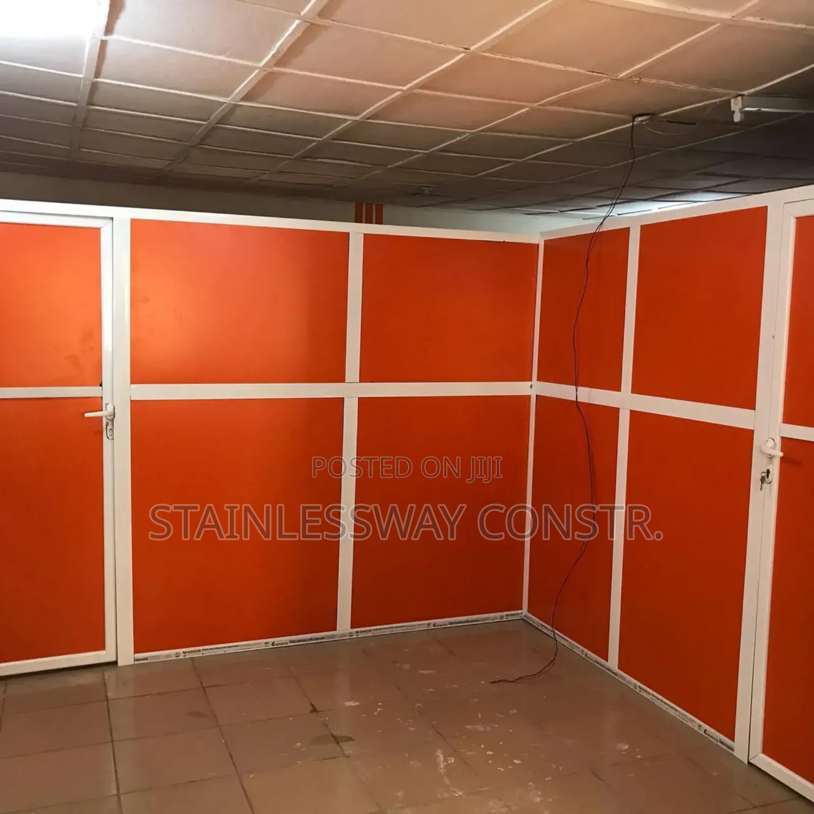 Intricate Office Partition