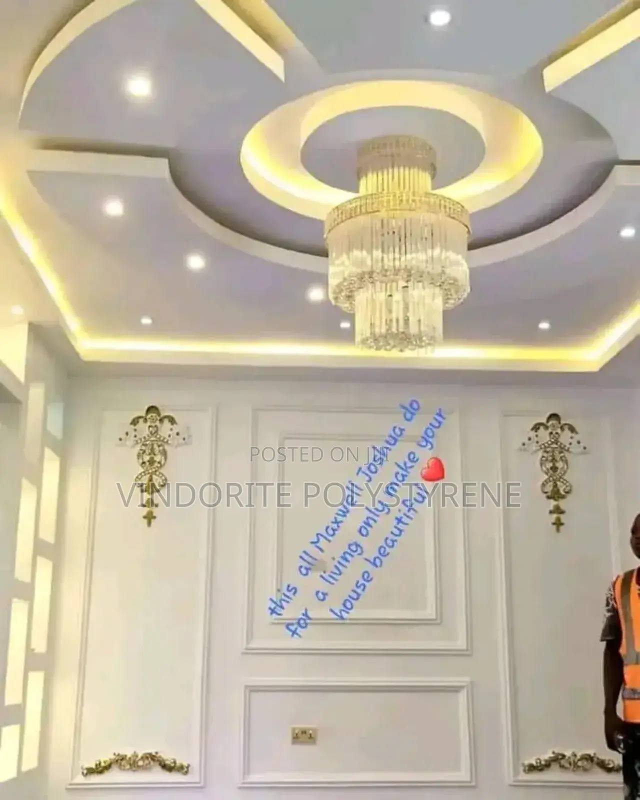 Vindorite Polystyrene Beautiful Ceiling