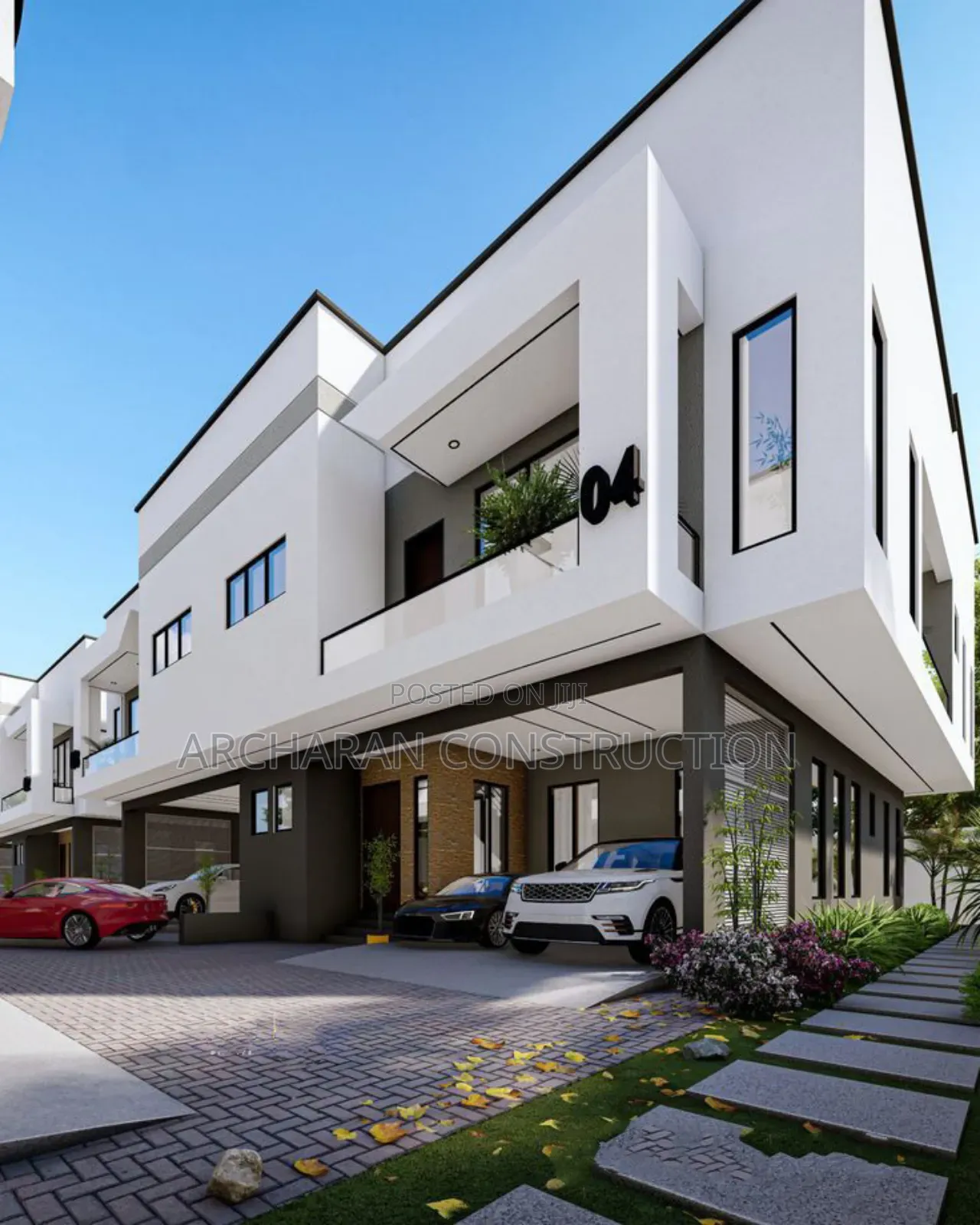 3 Bedroom Duplex Terrace Building Design