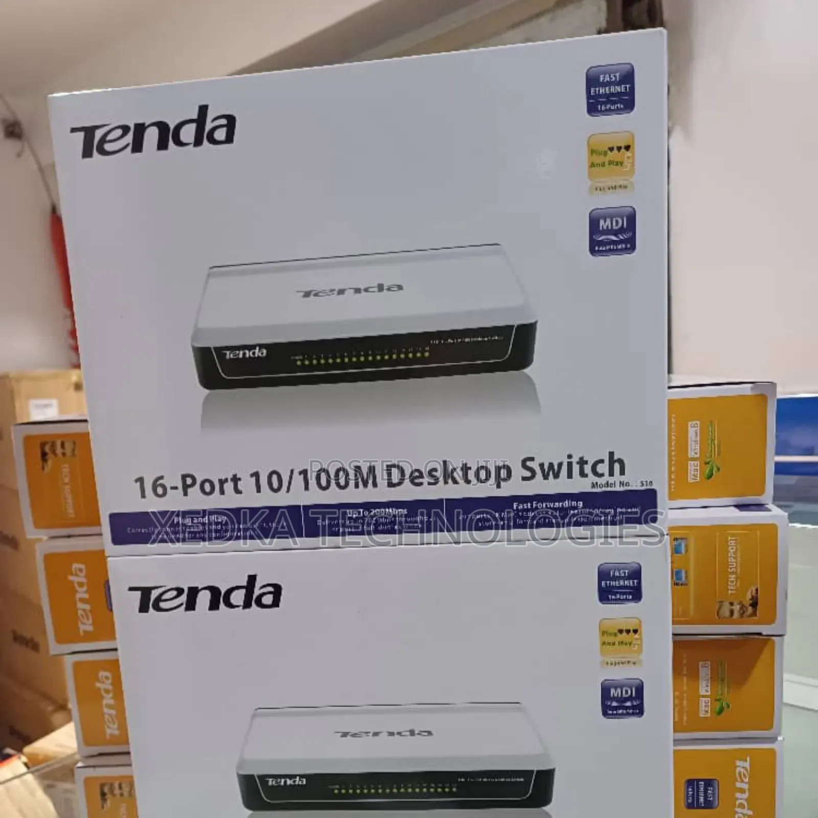 Tenda 16-Port 10/100 Fast Ethernet Switch