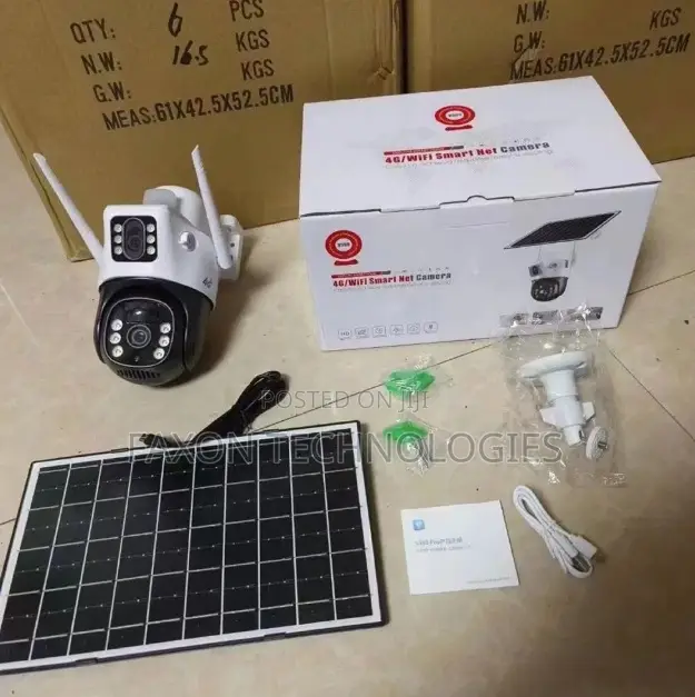 V380pro Wi-Fi Ip66 Waterproof Solar Dual Lens PTZ Camera