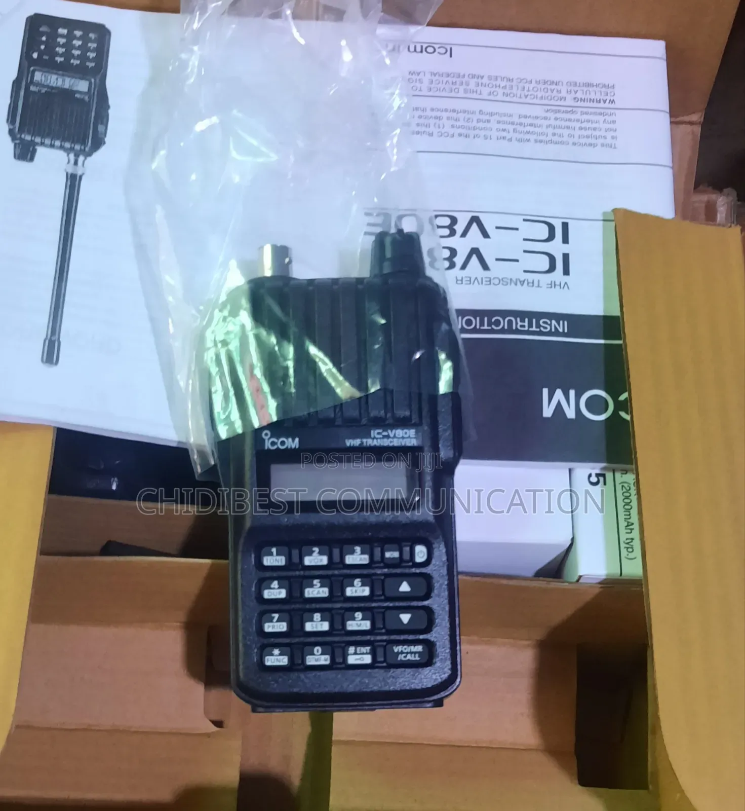 Icom_ V80 Walkie-Talkie Radio Is Available