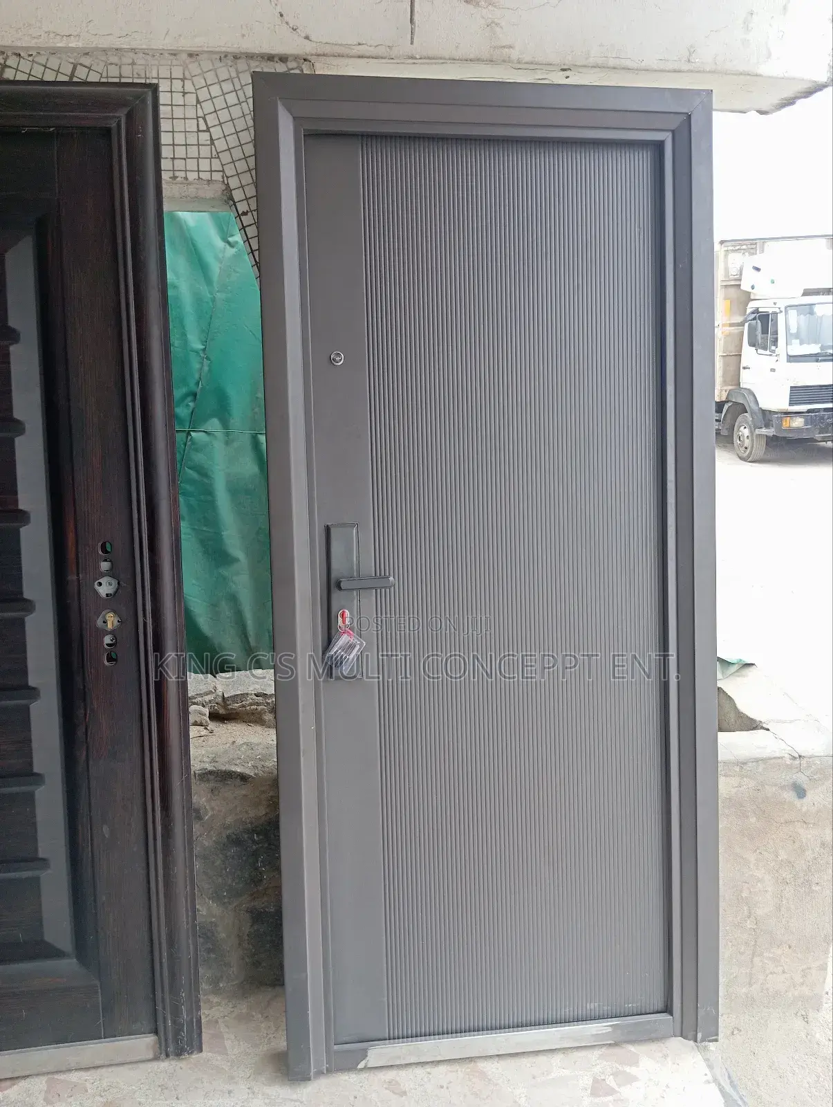 3ft German Standard Flush Steel Door
