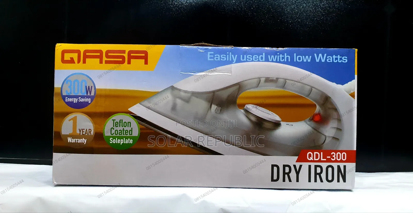 Solar Pressing Iron 300w Qasa