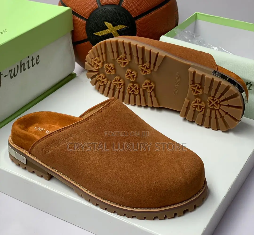 Off-White Quality Luxury Men Half Shoe