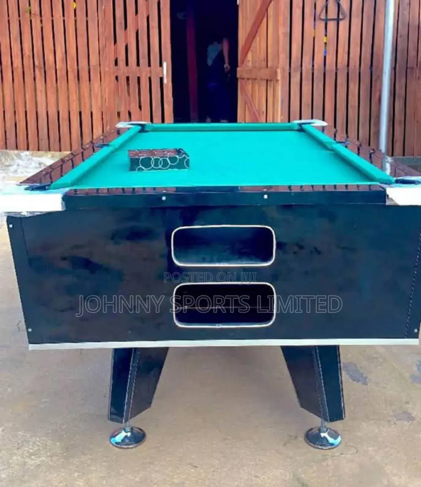 Marble and Coin Snooker Table