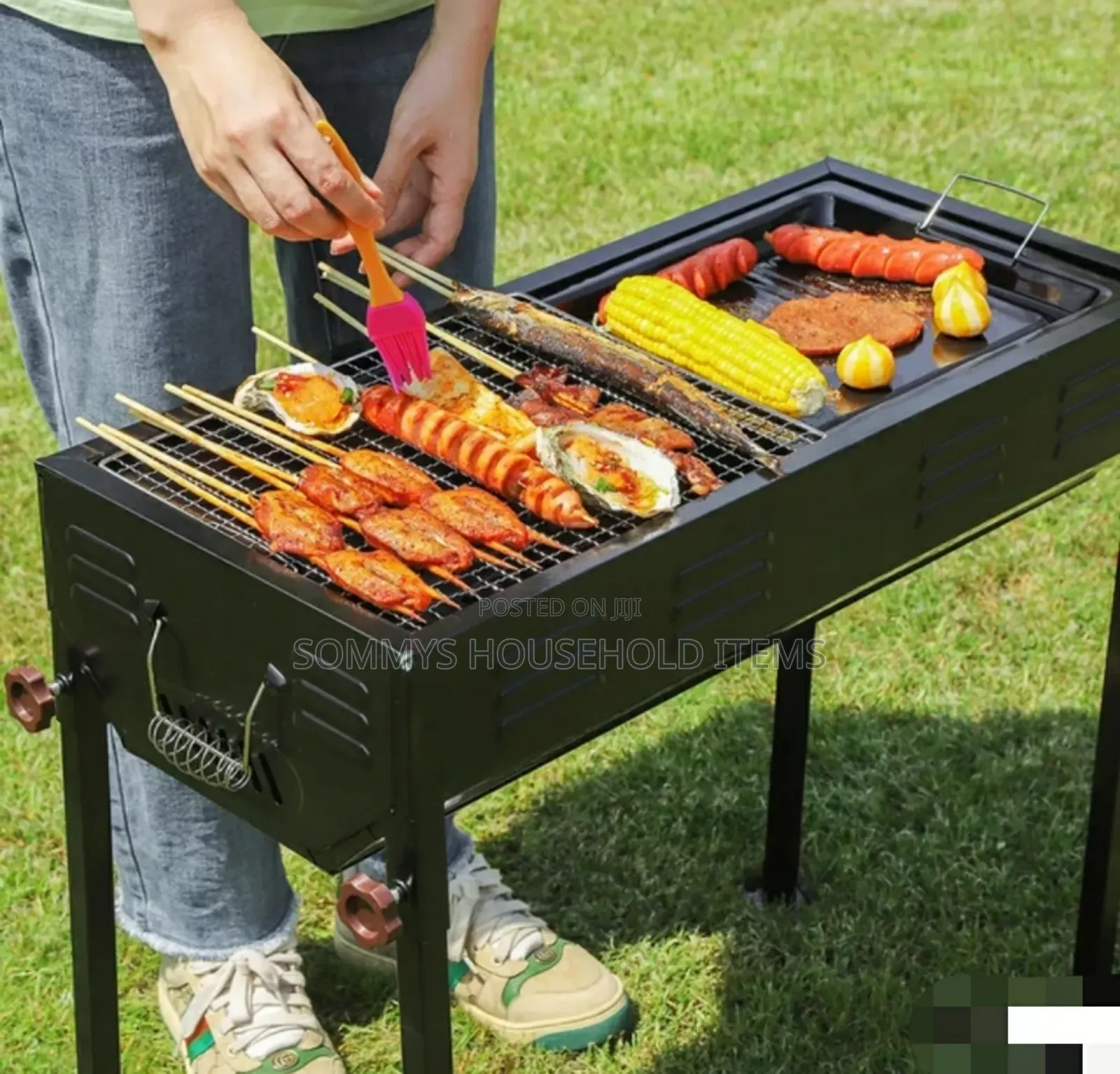 Charcoal Barbecue Grill Stand