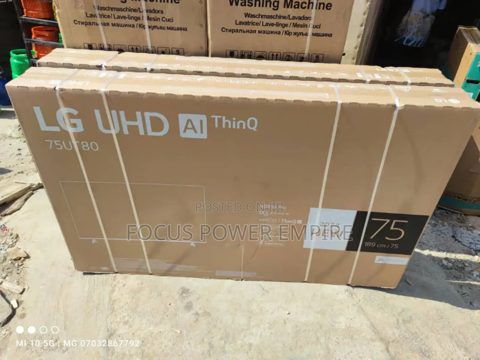 Original Lg Uhd Real Smart Tv 75inche Frameless Pro Max