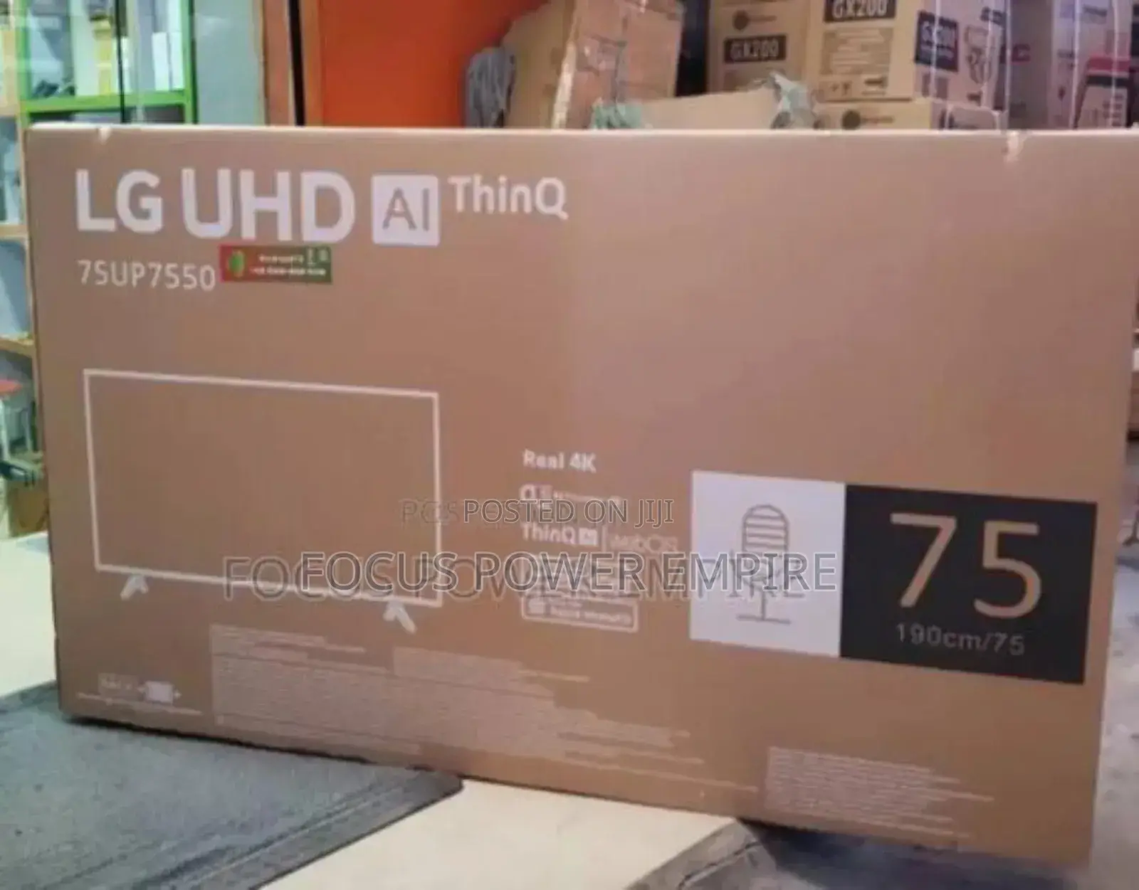 Original Lg Uhd Real Smart Tv 75inche Frameless Pro Max