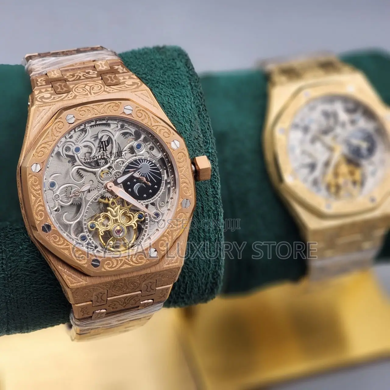 Audemars Piguet Quality Luxury Men Chain Strap Wristwatch