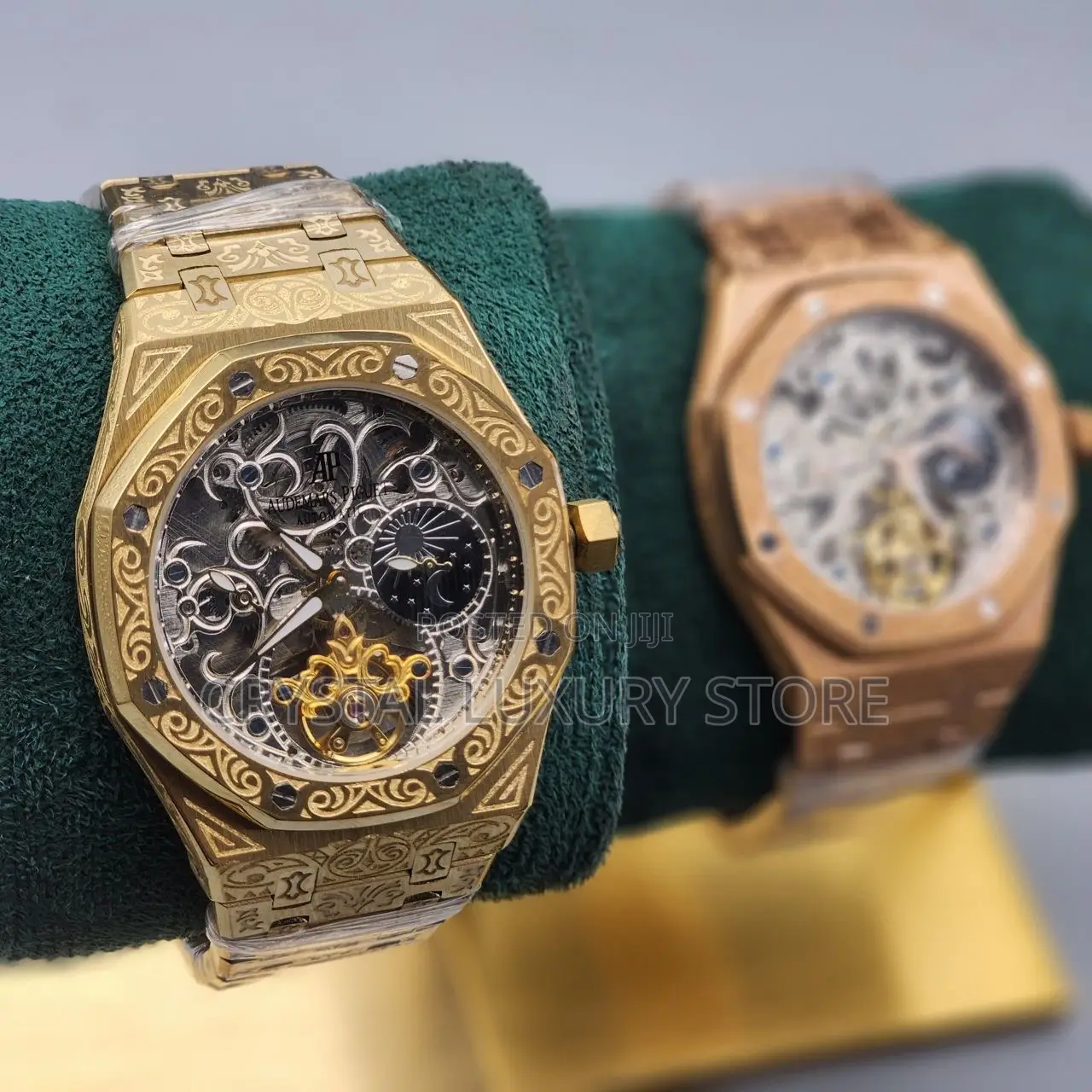 Audemars Piguet Quality Luxury Men Chain Strap Wristwatch